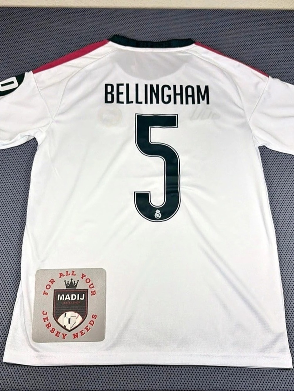 Real Madrid Home Jude Bellingham 5 Jersey White